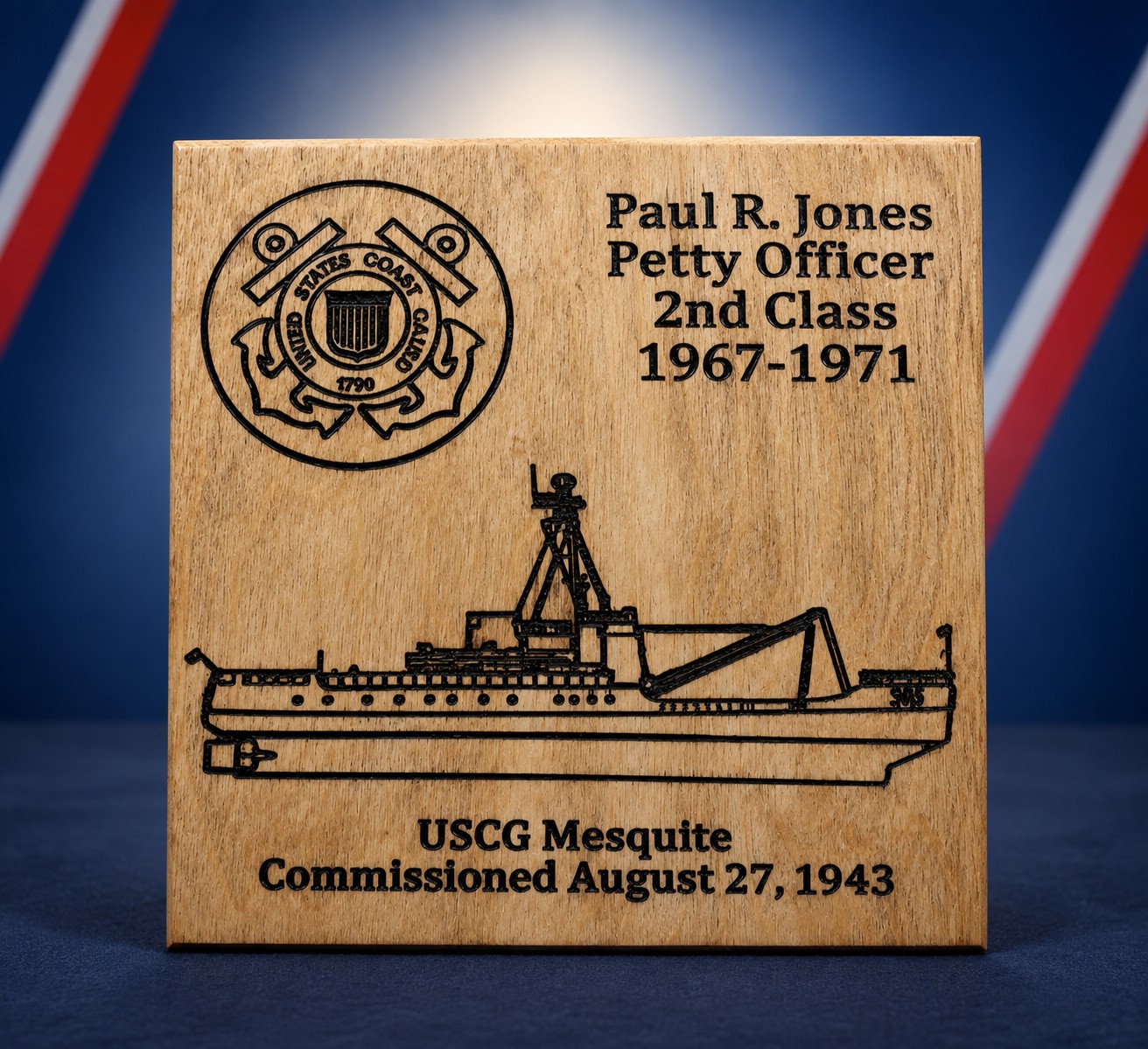 Military commemorative plaque